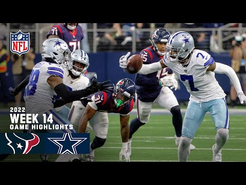 Houston Texans vs. Dallas Cowboys | 2022 Week 14 Game Highlights