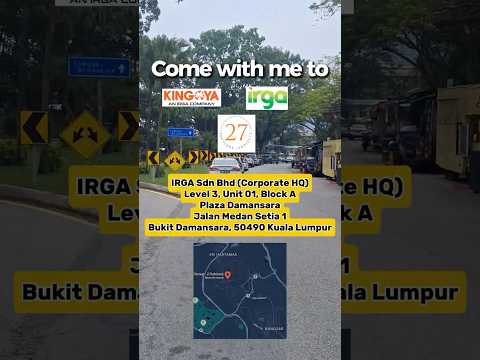 Video directions to the Future of Work event at Plaza Damansara