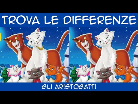 Divertiti con Gli Aristogatti - Il gioco delle differenze Disney che ti sorprenderà!