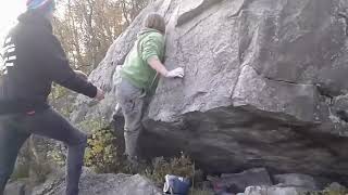 Video thumbnail of Mrďák, 7A. Sněžník