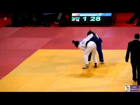 Judo 2013 Grand Slam Paris: Quadros (BRA) - Monteiro (POR) [-57kg] rep