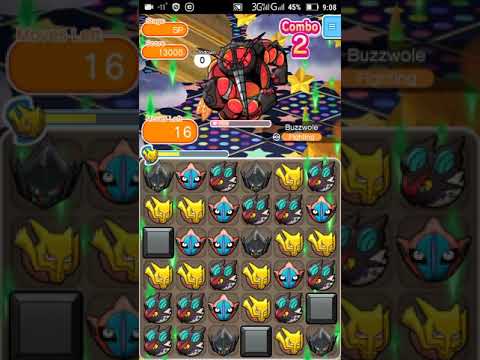 Pokemon Shuffle - Buzzwole (Ultra Beast Challenge)