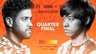 bruh just going at it 😂 - Chris TheOdian 🇫🇷 vs DICE 🇰🇷 | GRAND BEATBOX BATTLE 2021: WORLD LEAGUE | Quarter Final