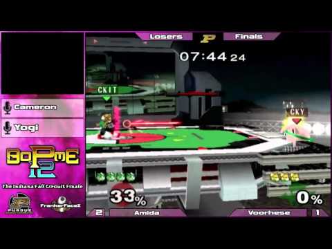 BoPME 12 Melee - Amida (Jigglypuff) vs. Voorhese (Fox) Losers Finals