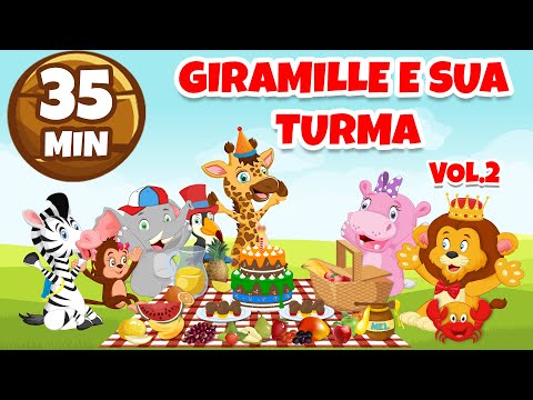 Giramille e sua Turma Vol.2 - Giramille 35 min | Desenho Animado Musical