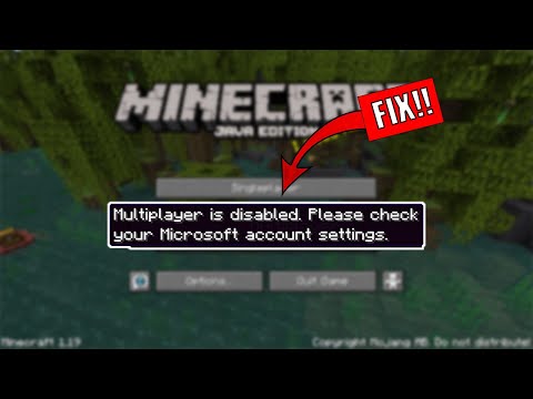 "Multiplayer is Disabled" Error Fix For Minecraft 1.19
