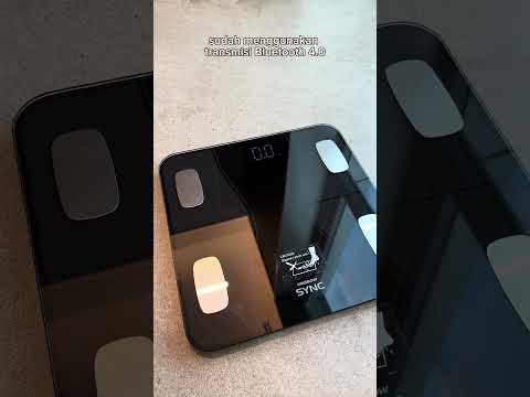 Gambar Krisbow Sync 180 kg Smart Timbangan Badan Digital - Hitam