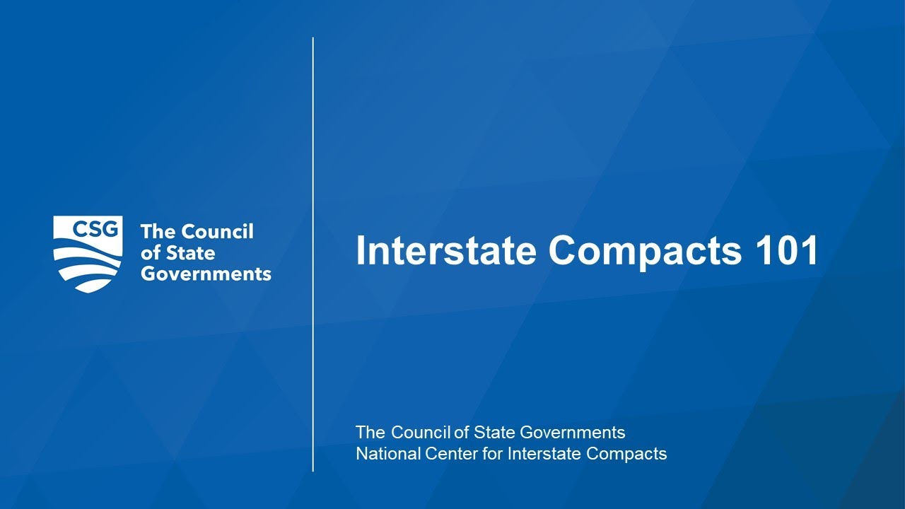 Interstate Compacts 101