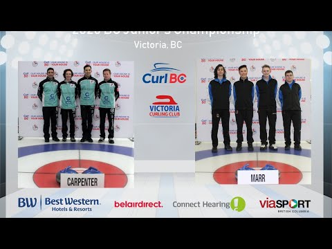 BC Juniors 2020 - Draw 9 - Team Carpenter x Team Marr