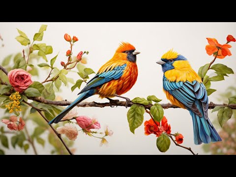 Soothing Nature Scenes | Stress Relief | Relaxing Bird Sounds | Calm Time | Reduce Stress