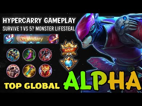 Supreme Alpha Gameplay Build!! Top Global Alpha Best Build 2021 - Mobile Legends