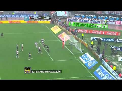 Último gol de Boca en un Superclásico