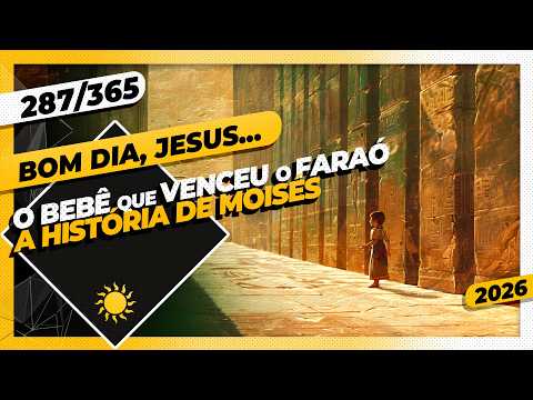 O BEBÊ QUE VENCEU O FARAÓ: A HISTÓRIA DE MOISÉS – Bom dia, Jesus! 287/365 (2026)