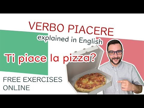 Mi piace - I like in Italian - Explained in English - How to use Piacere in Italian
