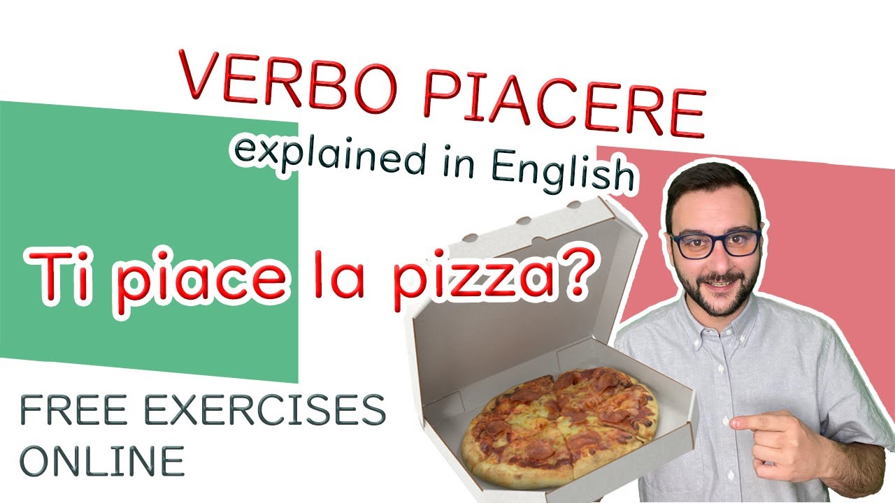 Mi piace - I like in Italian - Explained in English - How to use Piacere in Italian