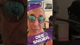DEE SNIDER is estatic about this vinyl record!