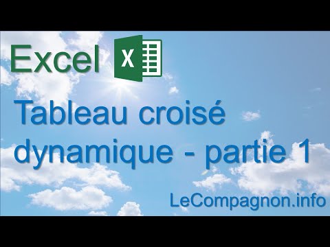 comment construire un tableau croisé dynamique excel 2010