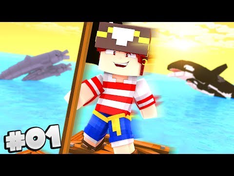 Minecraft:O INICIO DA AVENTURA!!!! - CAPITÃO PIRATA EP.01 *SÉRIE NOVA*