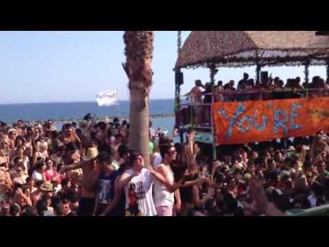 GUABA beach bar OPENING Fiesta -NERVO-  Cyprus