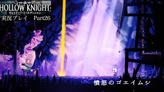 【Hollow Knight】水晶山〜BOSS憤怒のゴエイムシ戦【独り言プレイ#26】