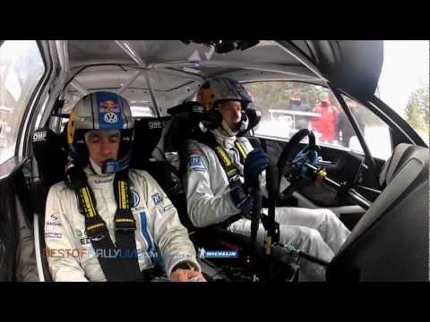 Sébastien Ogier (Volkswagen motorsport) testing for 2013 Monte-Carlo - Best-of-RallyLive.com