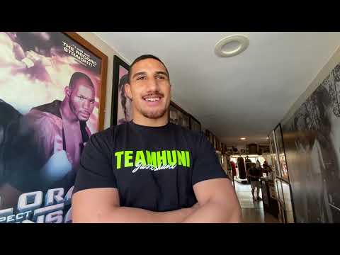 7-0 heavyweight star from Australia now training with Justin Fortune,sparring top boxers in theworld