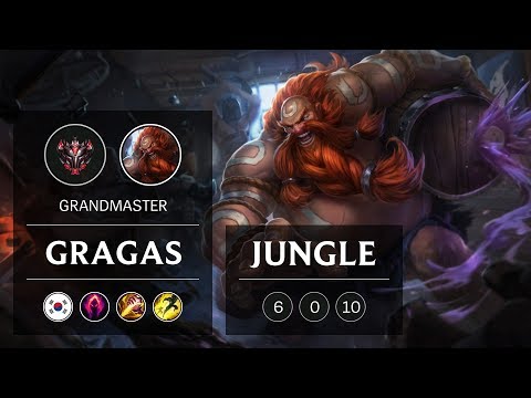 Gragas Jungle vs Jarvan IV - KR Grandmaster Patch 9.4