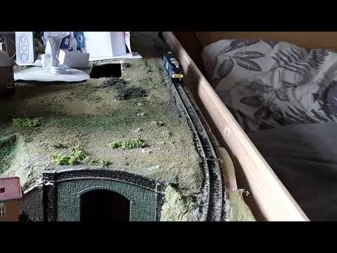 Drs Class 68 on a Test Run on model railway