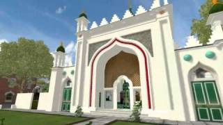 preview picture of video 'Shah Jahan Mosque, Woking 3D Walkabout'