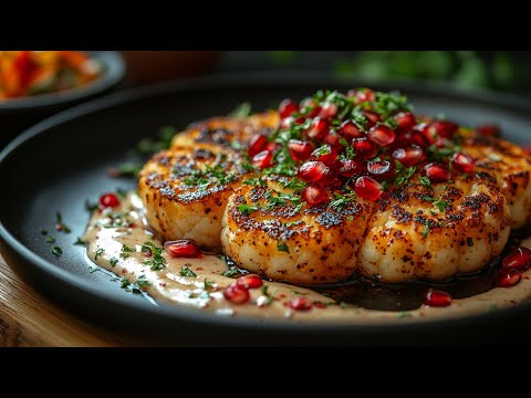 Vegan Cauliflower Steaks Baked in the Oven. Creamy, Flavorful, and Absolutely Delicious!