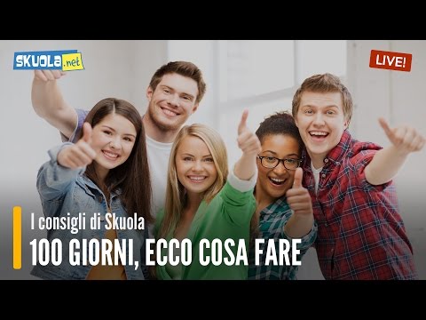 Scopri cosa puoi organizzare per i 100 giorni