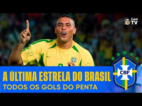 A CONQUISTA DO PENTA! TODOS OS GOLS DO BRASIL NA COPA DO MUNDO DE 2002