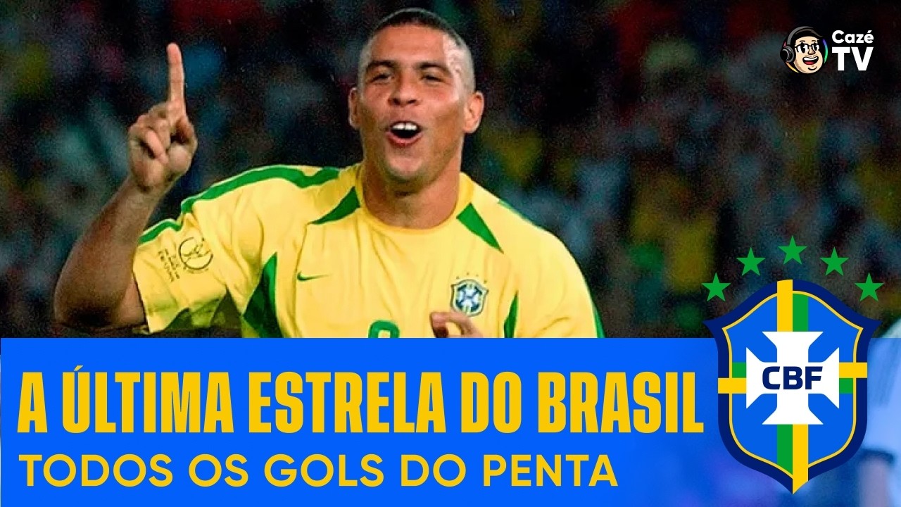 A CONQUISTA DO PENTA! TODOS OS GOLS DO BRASIL NA COPA DO MUNDO DE 2002