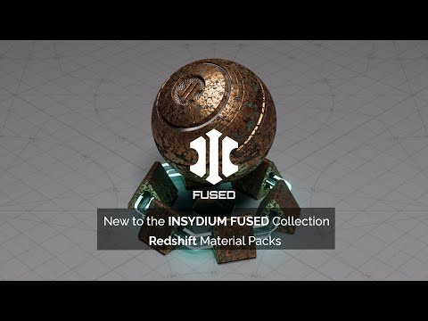 INSYDIUM Fused - RedShift Material Packs - 2021