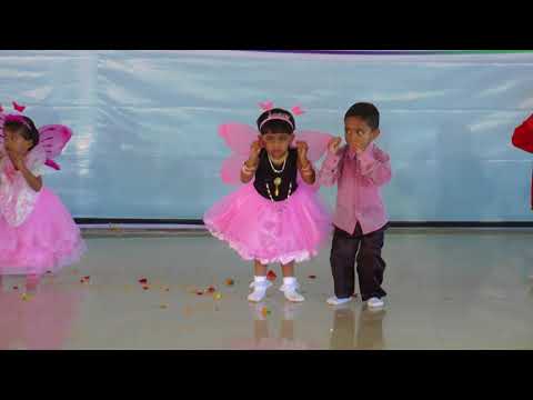 Chan kiti disate Fulpakharu - HD English Medium School Gathering Dance - 2017-18