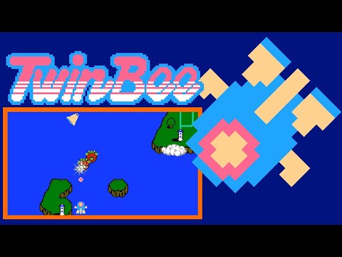 TwinBee (Famicom, 1986) – 2-Loop High Score Session (Single Player) 🔔☁️🌈