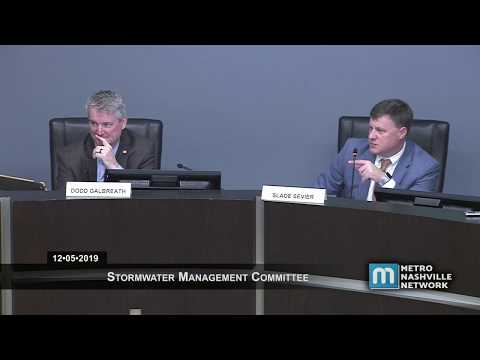 12/05/19 Stormwater Management Committee