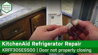 KitchenAid, Whirlpool Refrigerator - Door Not Properly Closing - Diagnostic & Repair