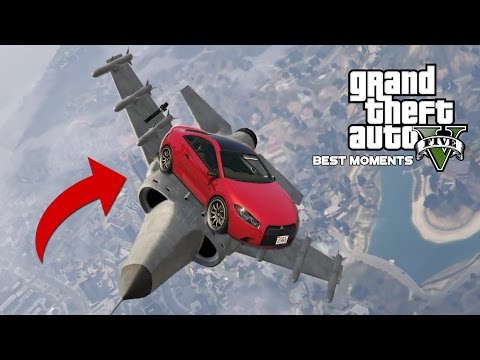 GTA 5 BEST MOMENTS EVER! // NAJLEPSZE AKCJE // SKOKI I UPADKI