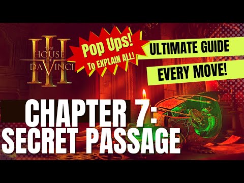 House Of Da Vinci 3 Chapter 7:  Secret Passage  FULL Ultimate WALK THROUGH