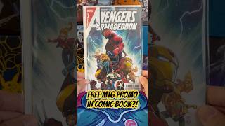 Avengers Armageddon Comic Book Includes Free MTG Promo Card