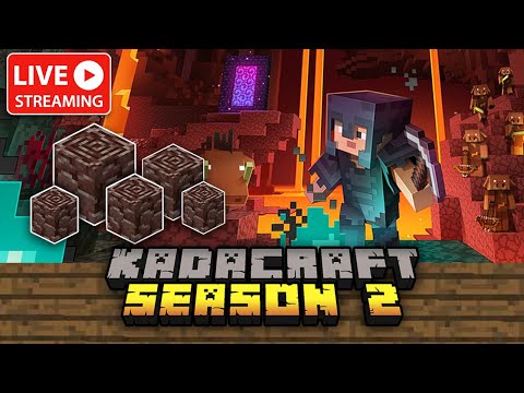 KADACRAFT 🔴LIVE - THE NETHERITE BEACON PROJECT