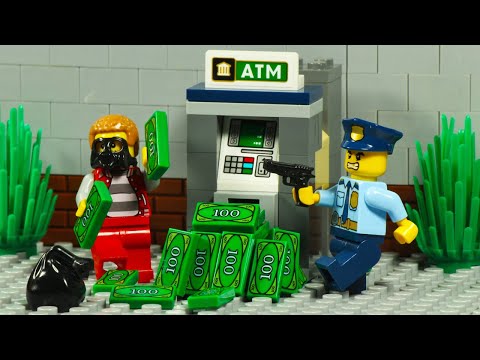 Lego City Bank ATM Fault Robbery Fail