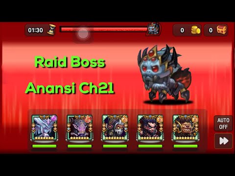 Soul Hunters Raid Boss Anansi Chapter 21 My Best Team So Far To Deal Damage