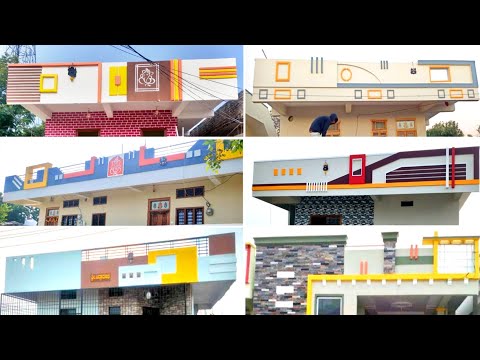 Indian Style Parapet Wall Design Ideas|| Latest parapet photos// Village Construction