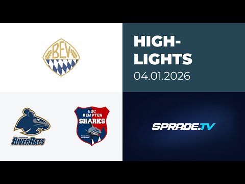 04.01.2026 - Highlights - ESC Riverrats Geretsried vs. ESC Kempten