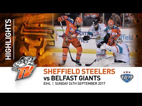 Sheffield Steelers v Belfast Giants - EIHL - 24th September 2017