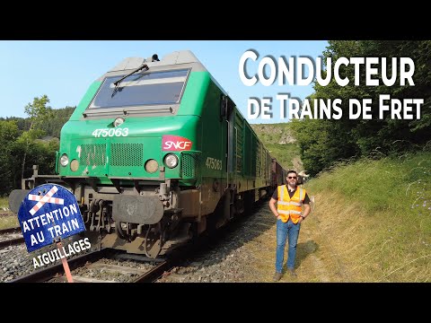 En immersion avec un conducteur de train de fret