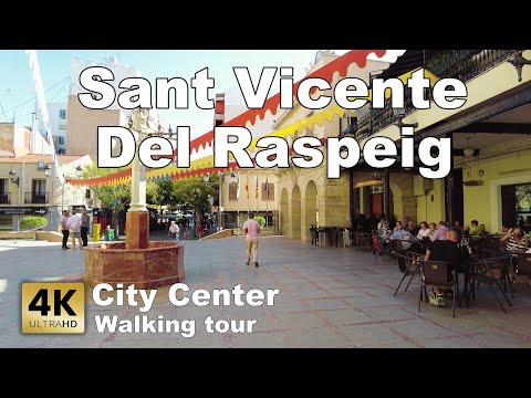 San Vicente Del Raspeig (Alicante), Spain - Walking tour 2023 [4k 60 fps]
