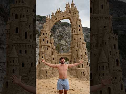 Duelo de CASTILLOS de ARENA🏰🏖️#comedia